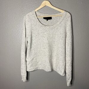 QUINN Grey‎ 100% Cashmere Sweater Women's Size Medium